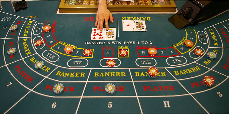 Luật rút quân bài thứ ba trong Baccarat online